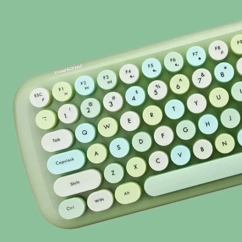 BNWOT | MOFII 2.4G Green Wireless Keyboard & Mouse - Picture 4 of 5